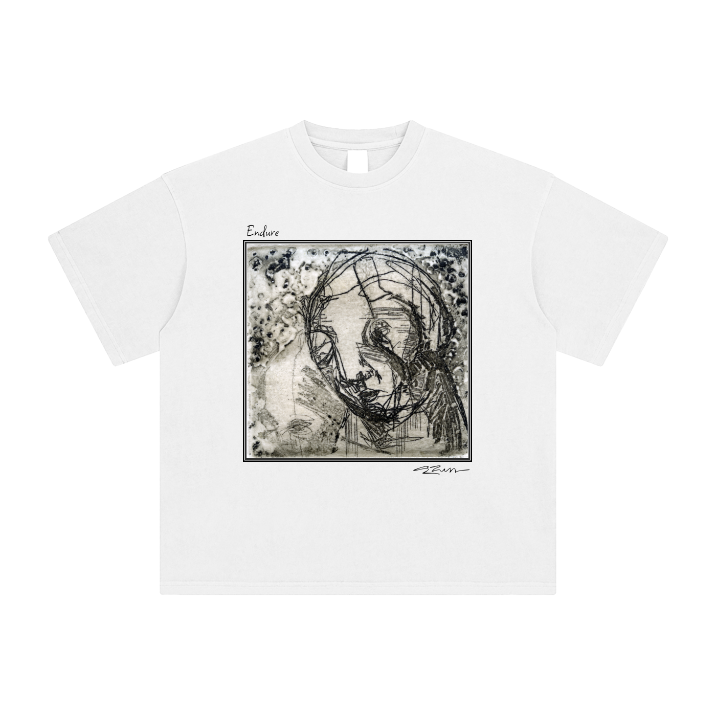 Endure - Enzyme Washed T-Shirt - Image 3