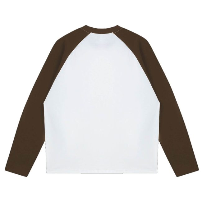 next level photography raglan baseball style t_shirt plain view from the back