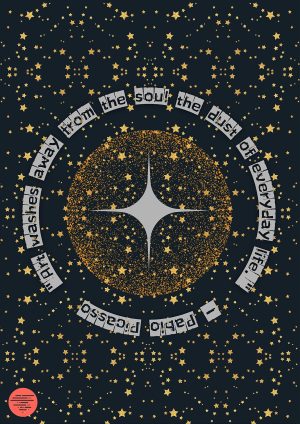 Art Washes Away the Dust of Everyday Life – Picasso Quote Giclée Print | Limited Edition Museum-Quality Fine Art Poster