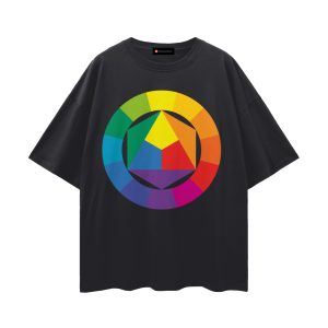 Color Wheel - Streetwear Loose Drop Shoulder T-Shirt